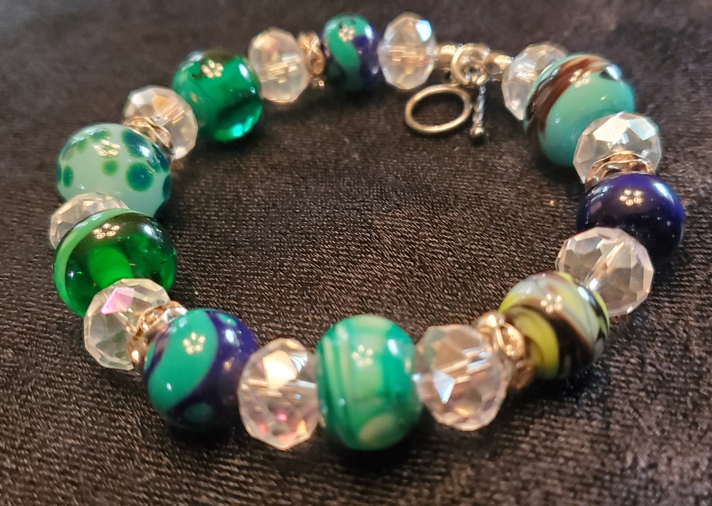 Teal Blue Spritz Bracelet