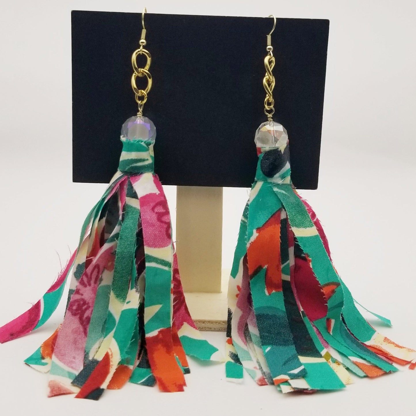 Autumn Fade Tassel Earrings