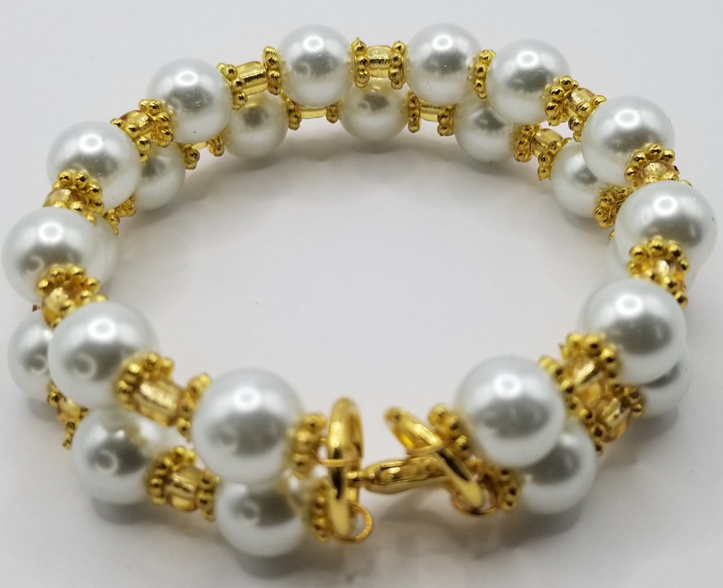 Opulent Grace Pearl Bracelet