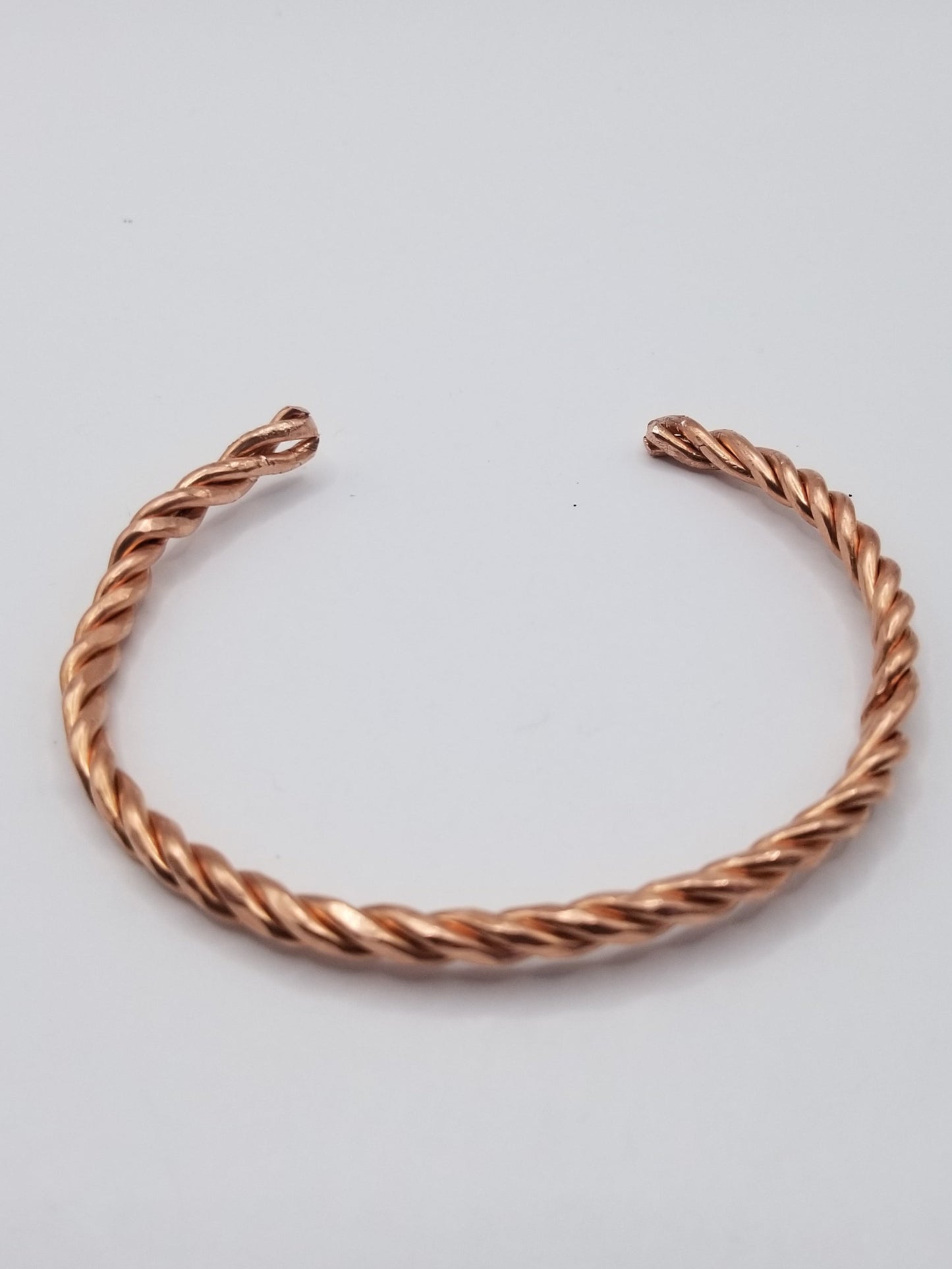 Cable Twist Copper Cuff