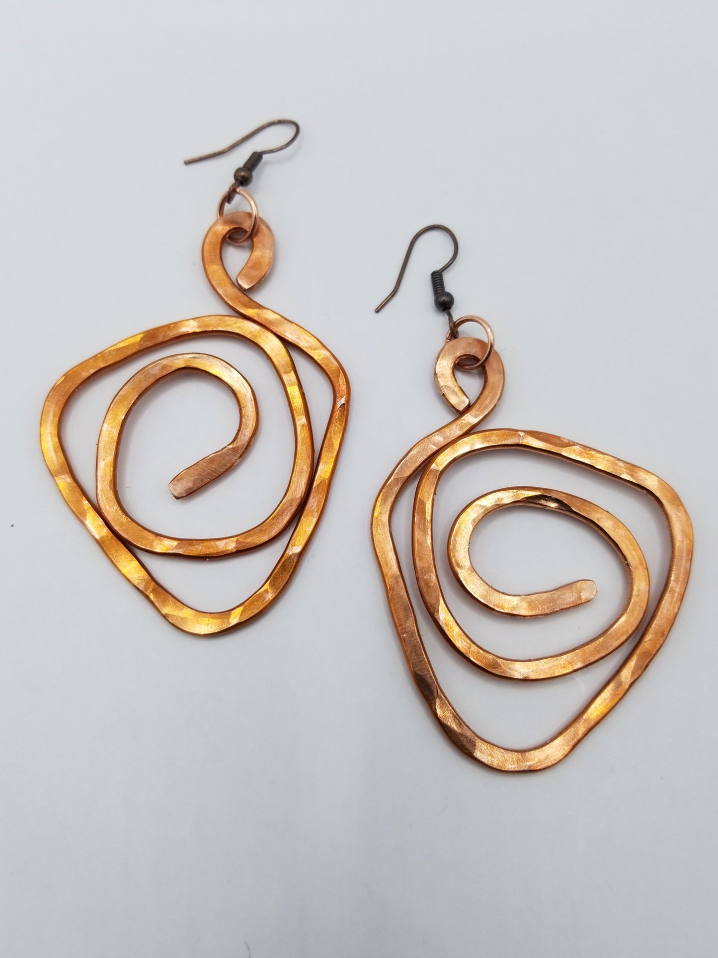 Bronze Ember Swan Dance Earrings