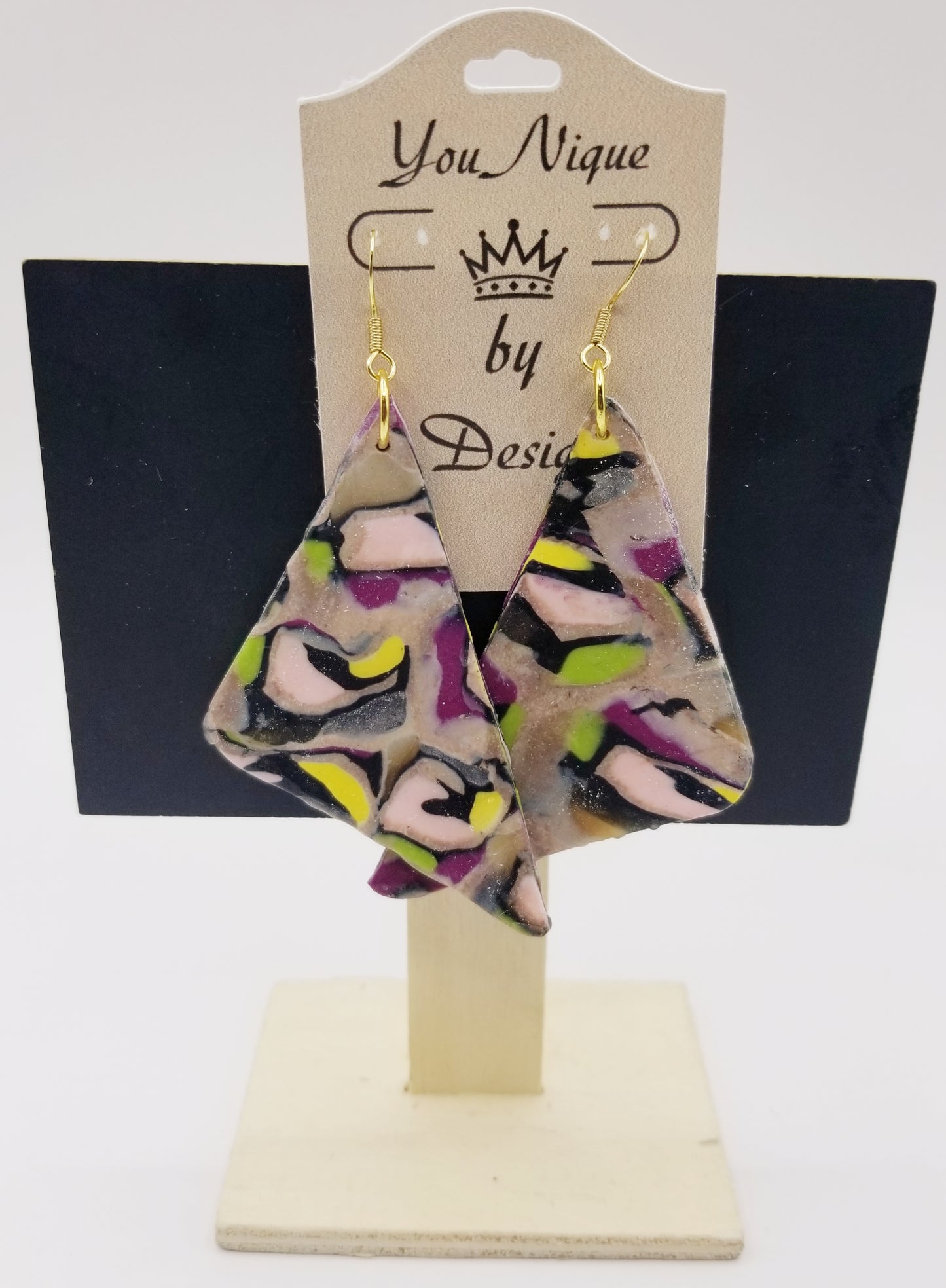 Neutral Color Statements Earrings