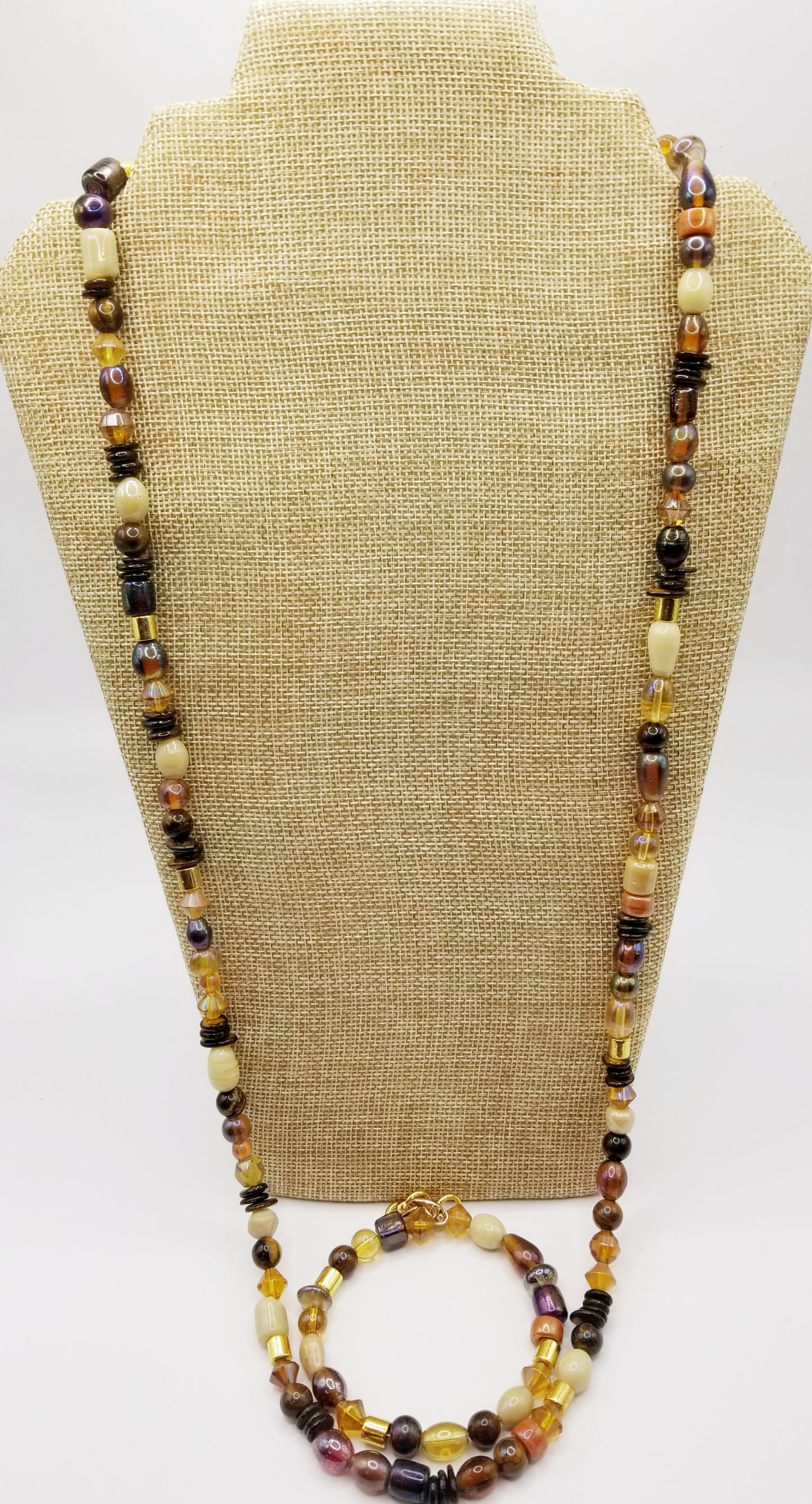 Earth Tone Necklace Set