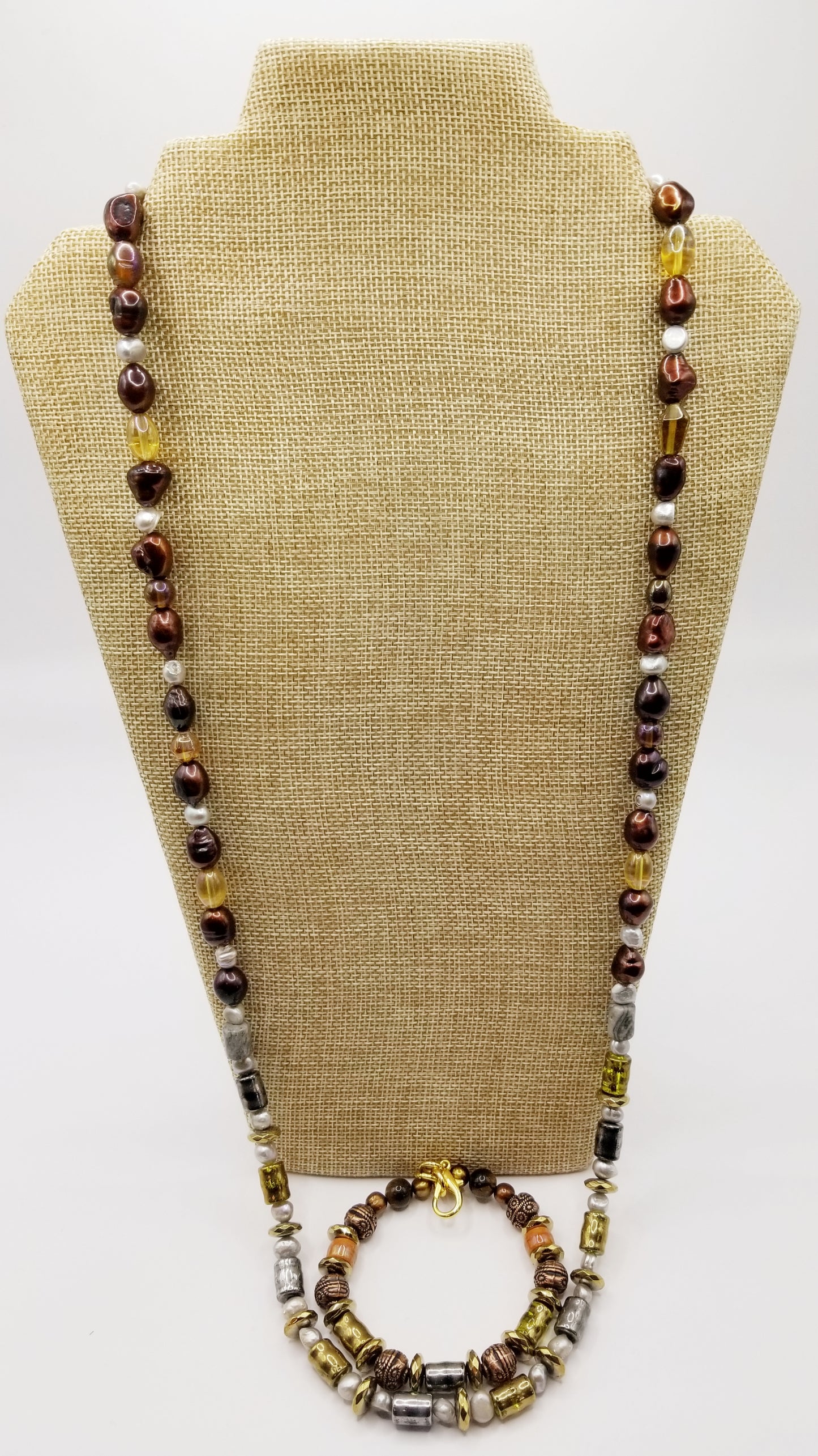 Naturally Rugged Men's Necklace Set