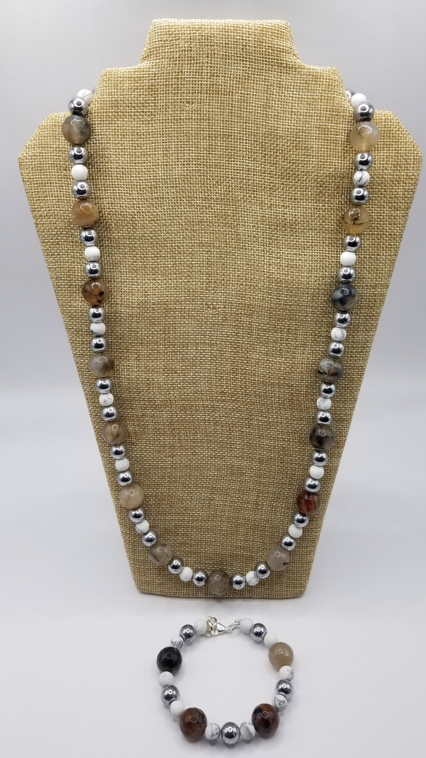 Bold & Earthy Men's Necklace Set