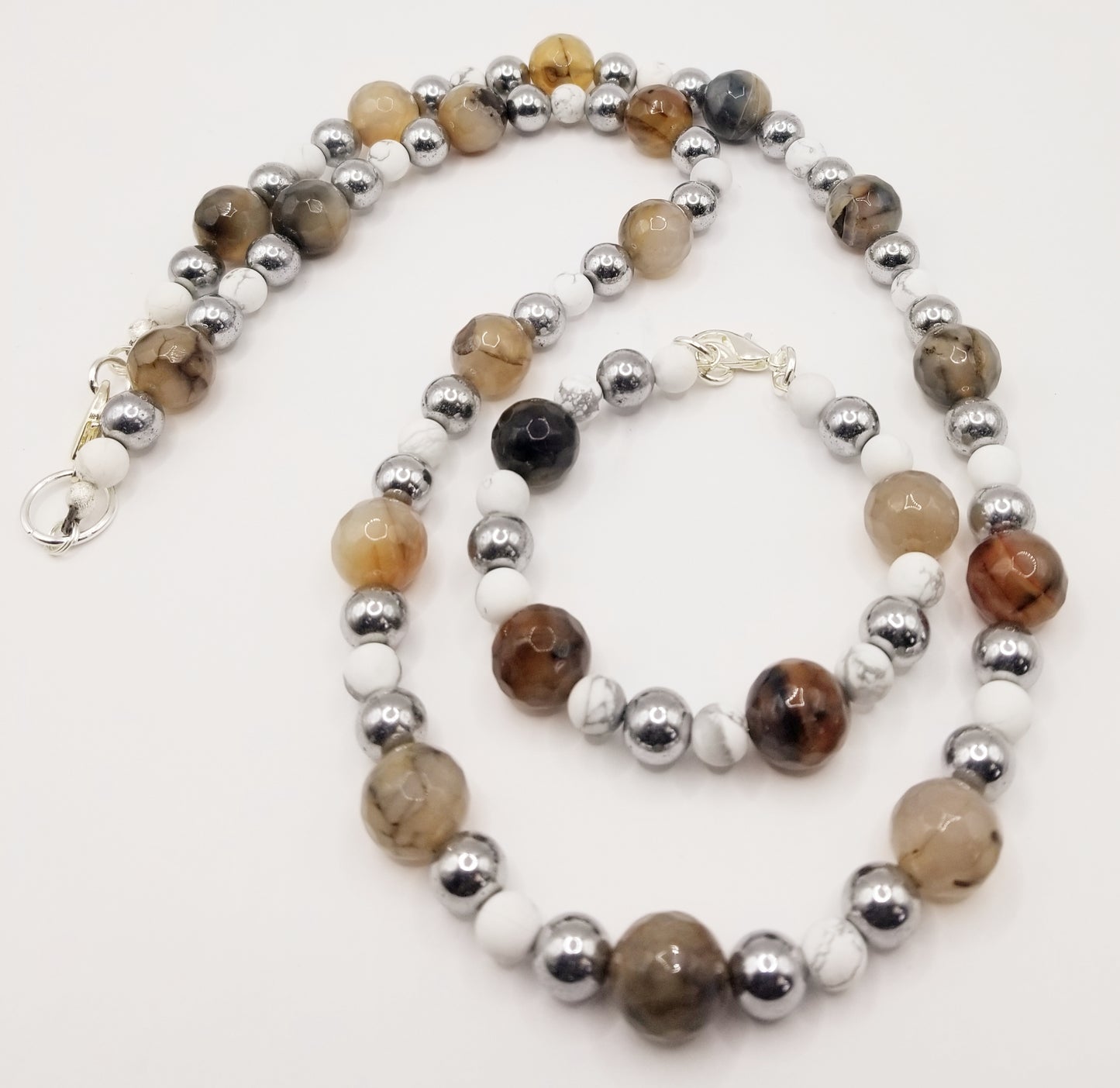 Bold & Earthy Men's Necklace Set