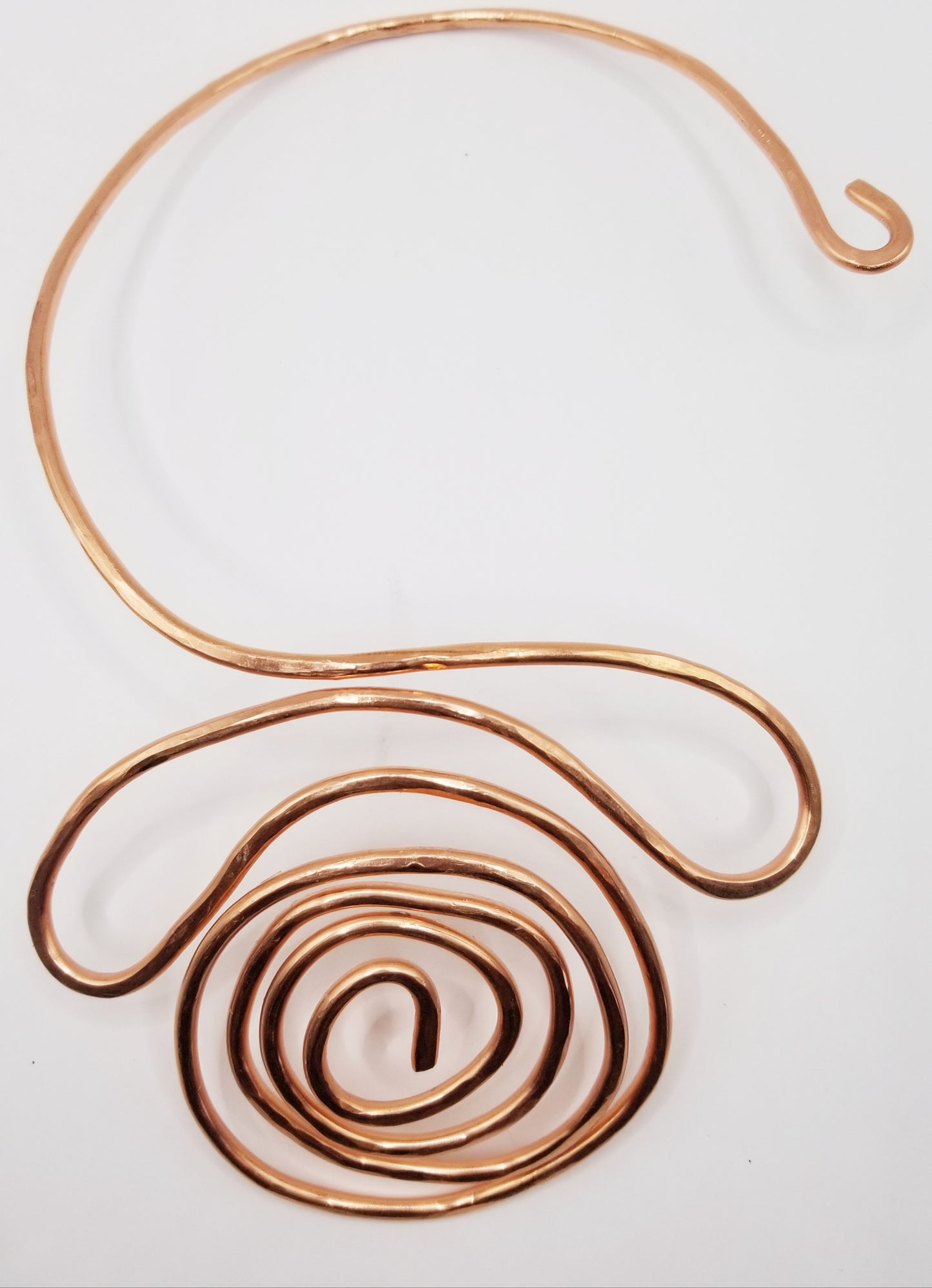 Wavy Swirl Neck Cuff Statement Necklace
