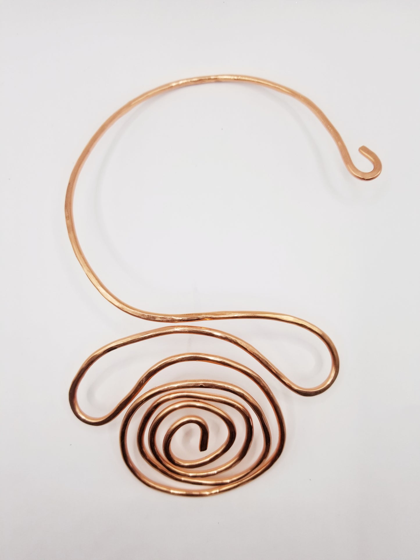 Wavy Swirl Neck Cuff Statement Necklace
