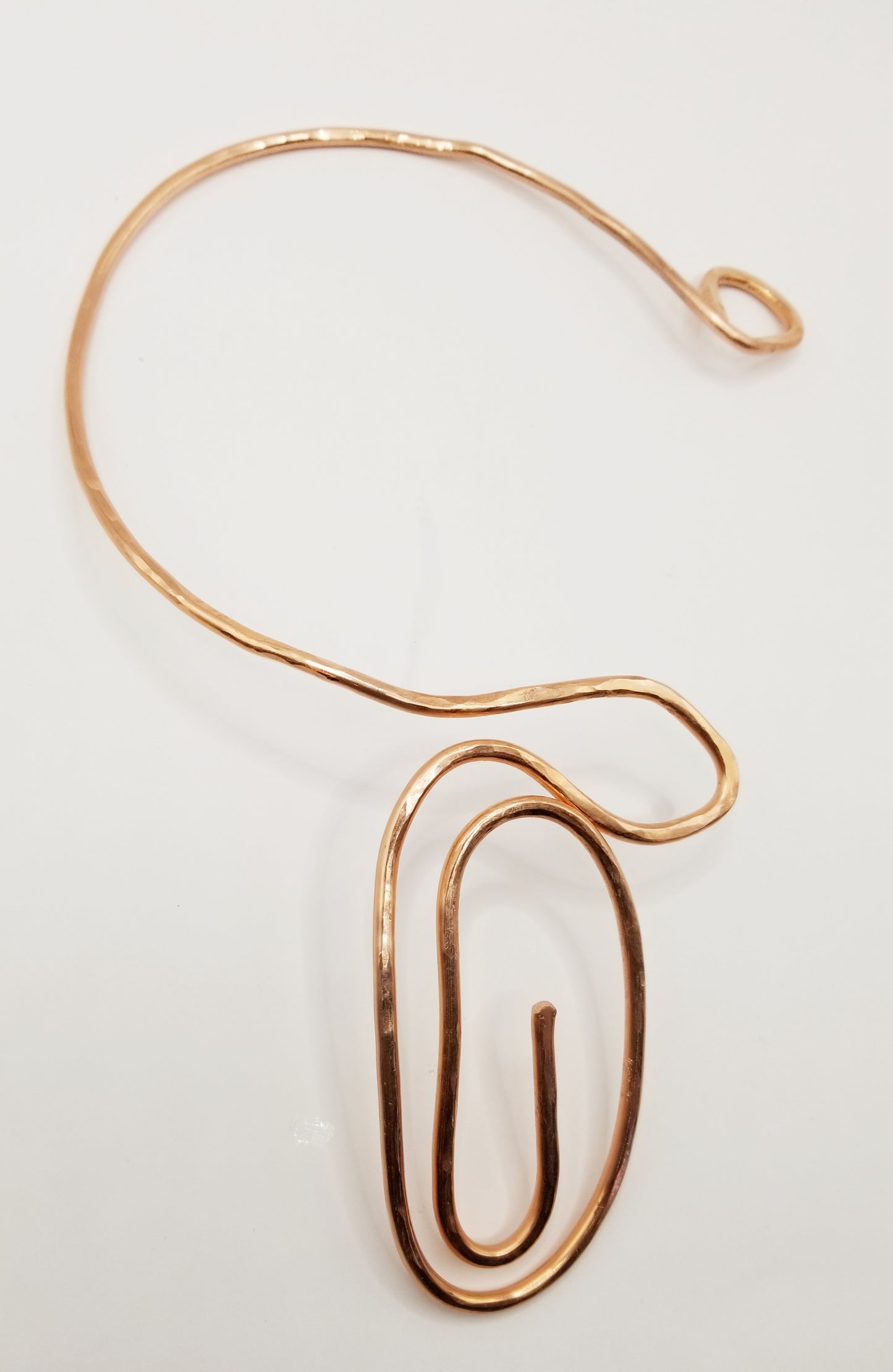 Oval 360 Copper Neck Cuff Statement Necklace