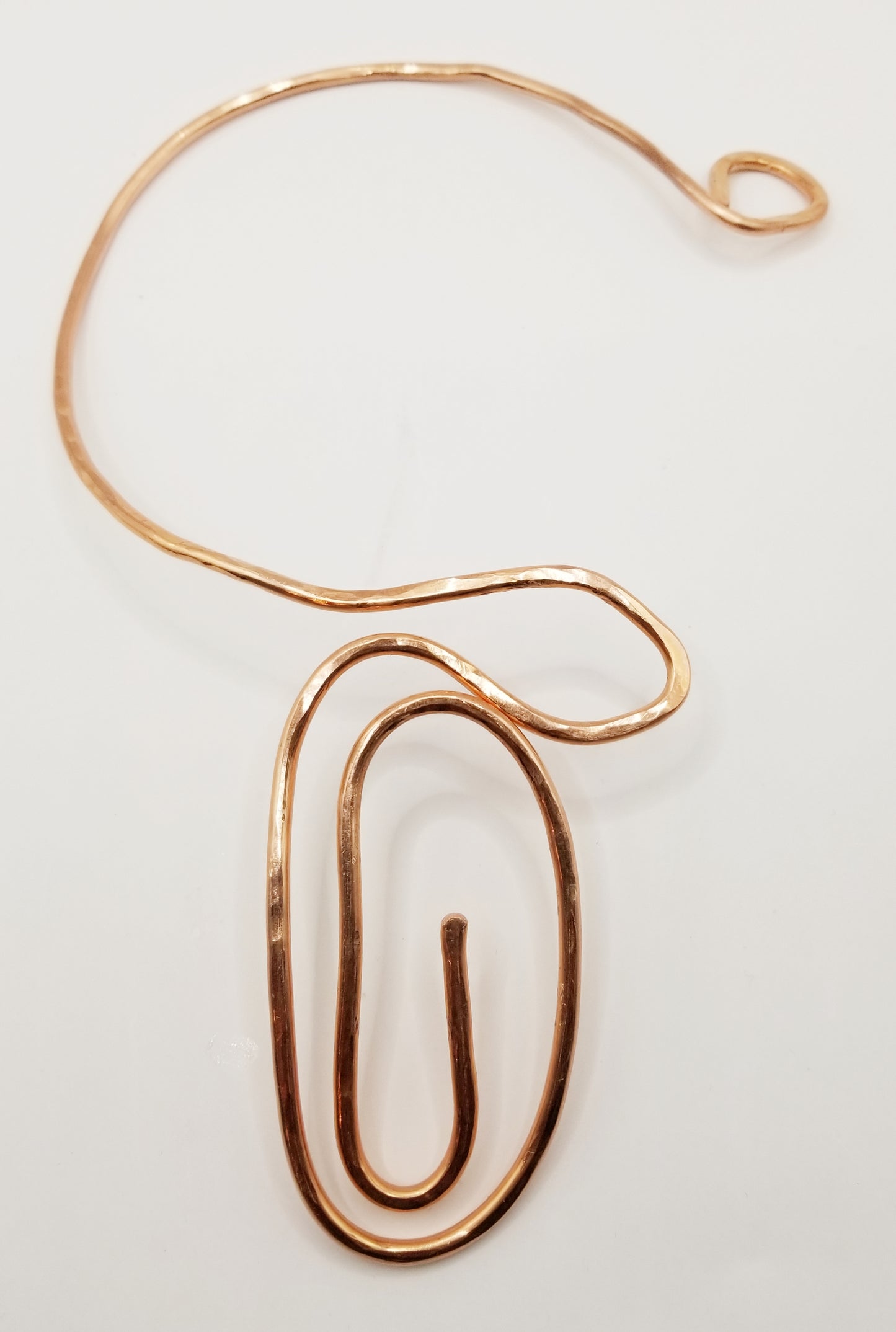 Oval 360 Copper Neck Cuff Statement Necklace