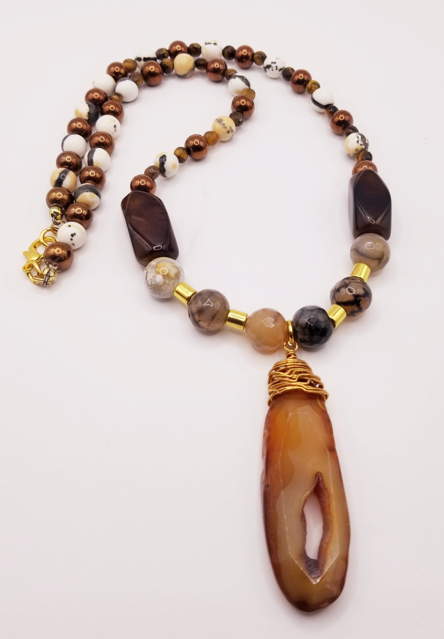Brazen Bronze Men's Necklace Set