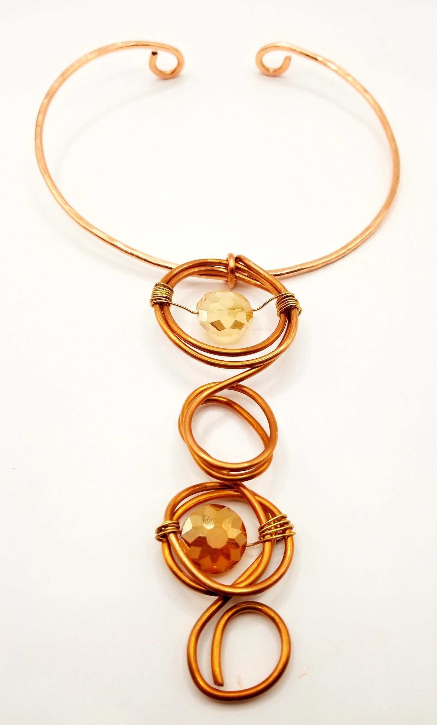Beauty Is Her Name Copper Necklace