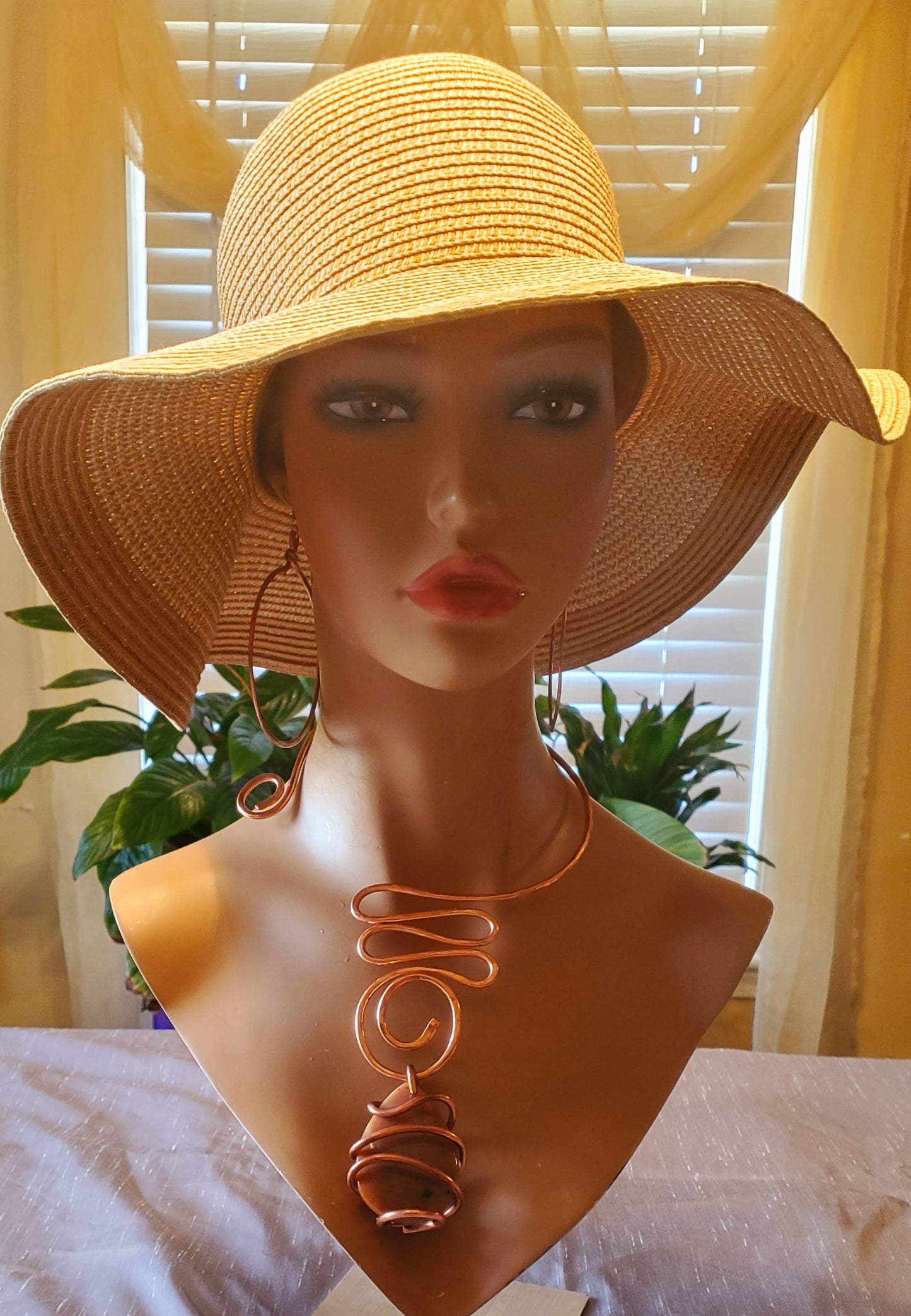 Bronze Beauty Copper Neck Cuff Necklace