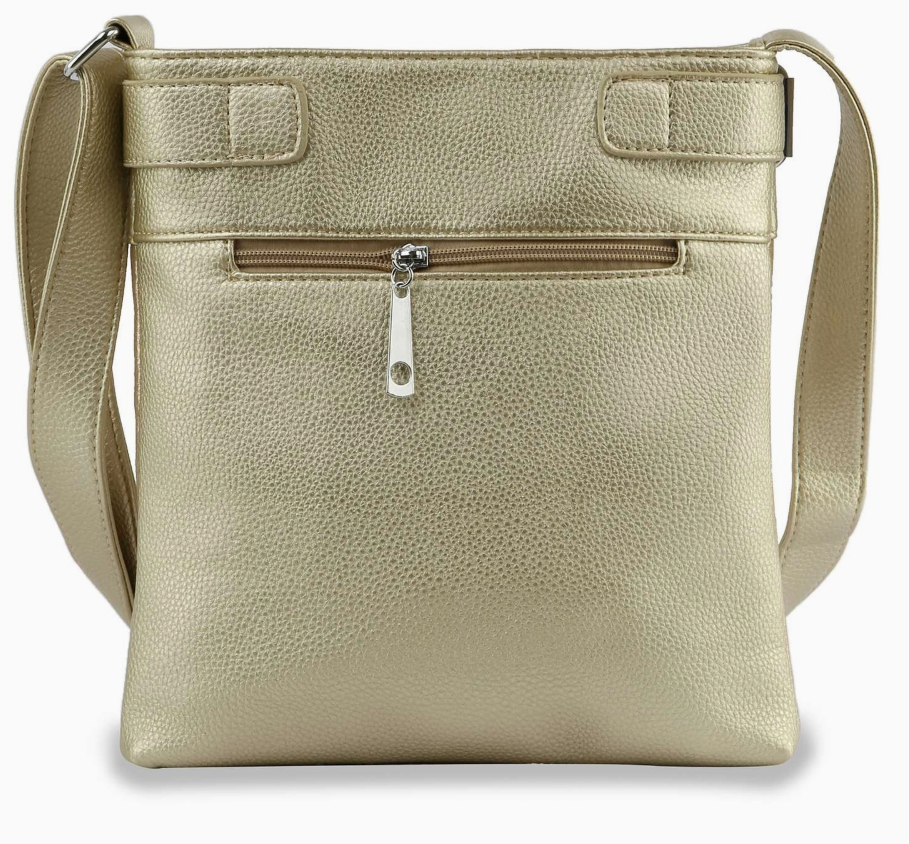 Diamond Bling Crossbody Sling Gold
