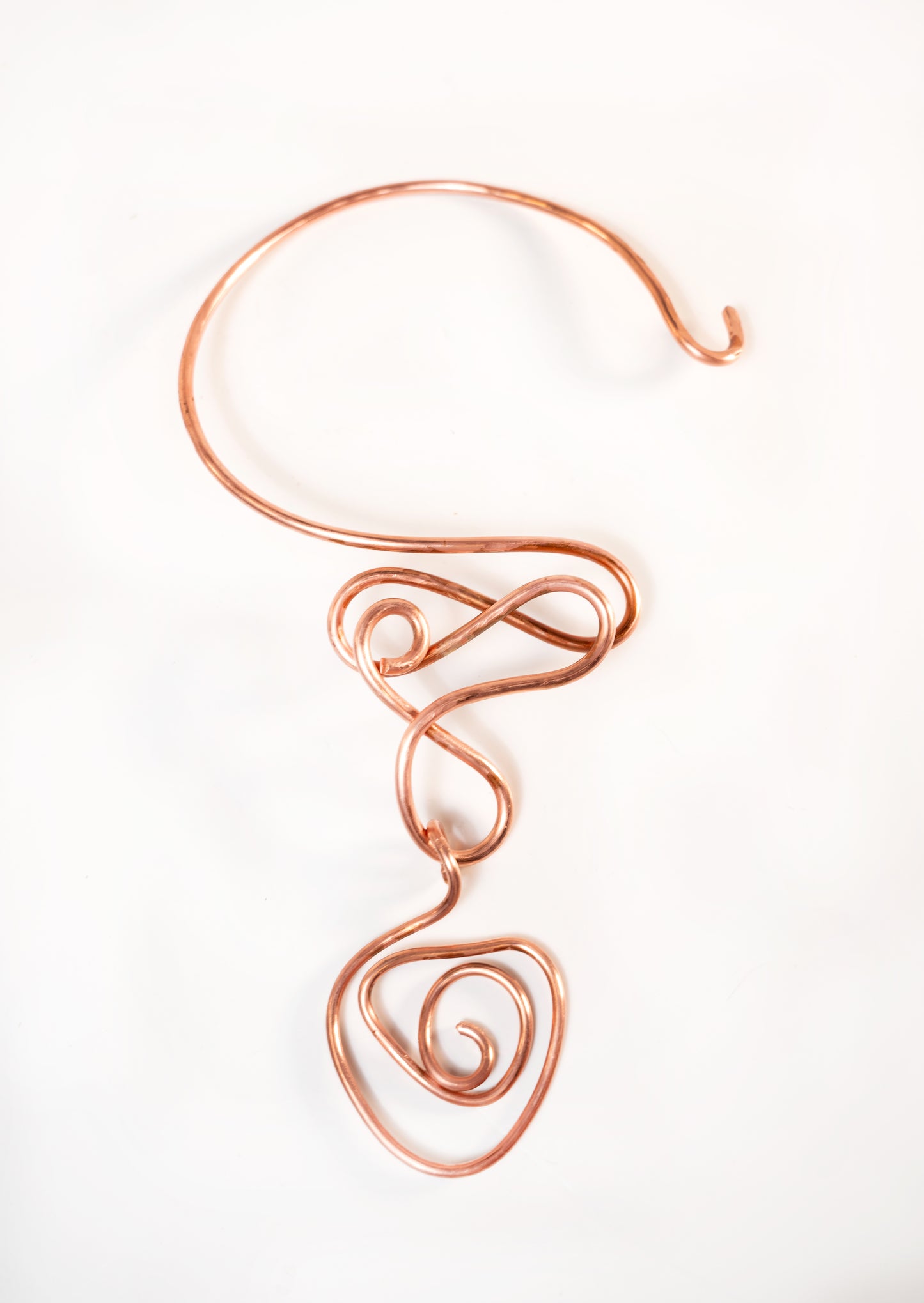 Boldly Twisted Copper Necklace