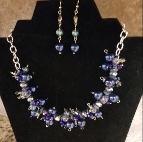 Royal Character Beaded Choker/Necklace Set