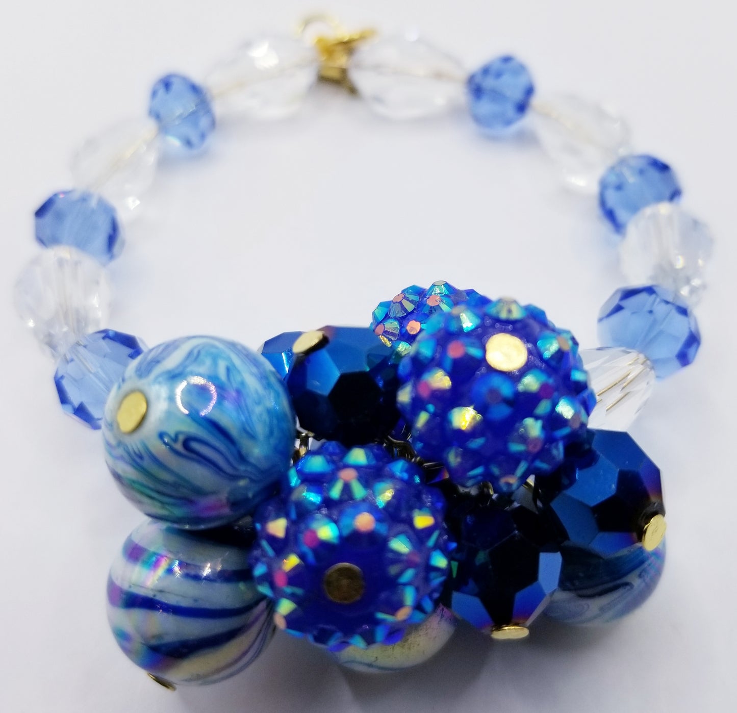 Blueberry Blue Statement Bracelet