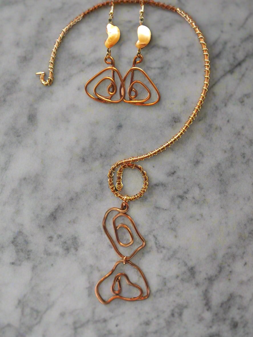 Elegantly Luxe Copper Necklace