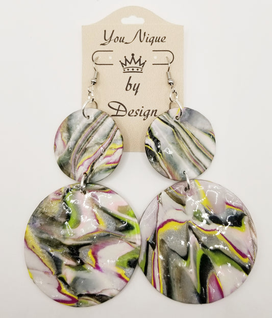 Jazzy Contrast Earrings