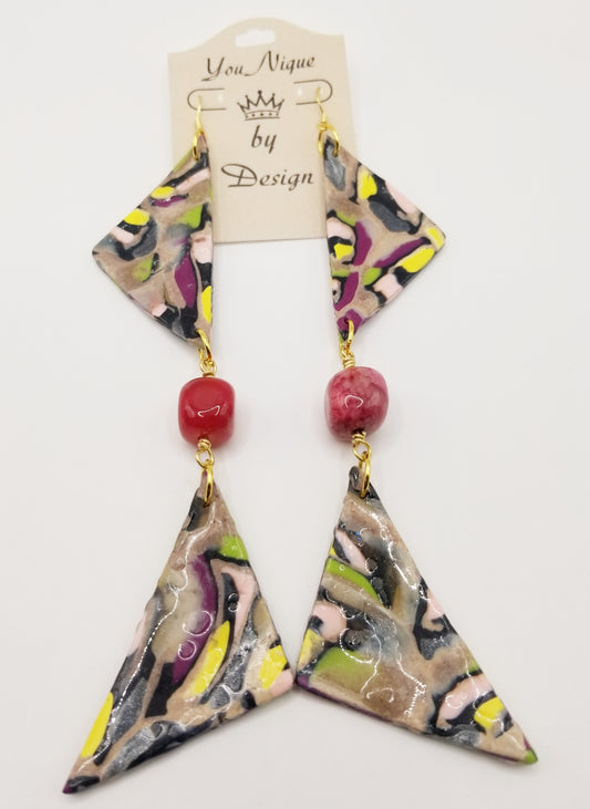 Color Burst Earring Collection _XLong