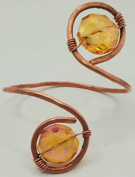 Ember Stone Copper Bracelet