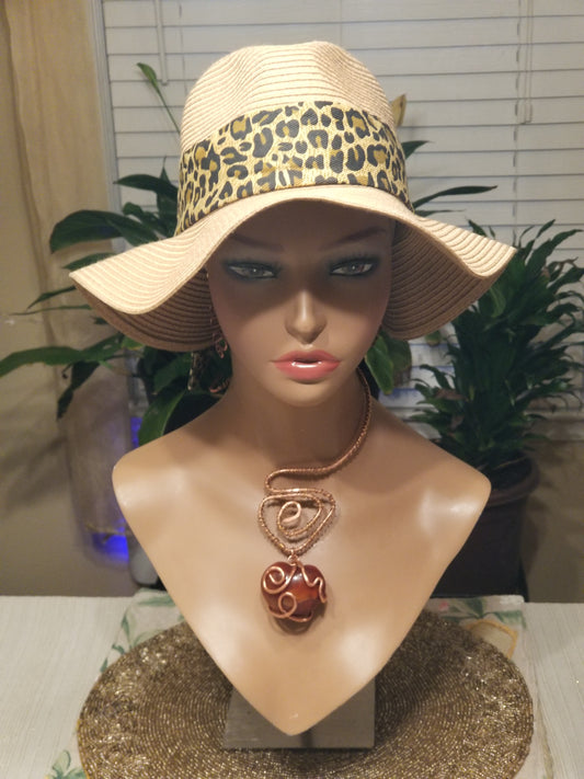 Heart of Love Copper Neck Cuff Necklace