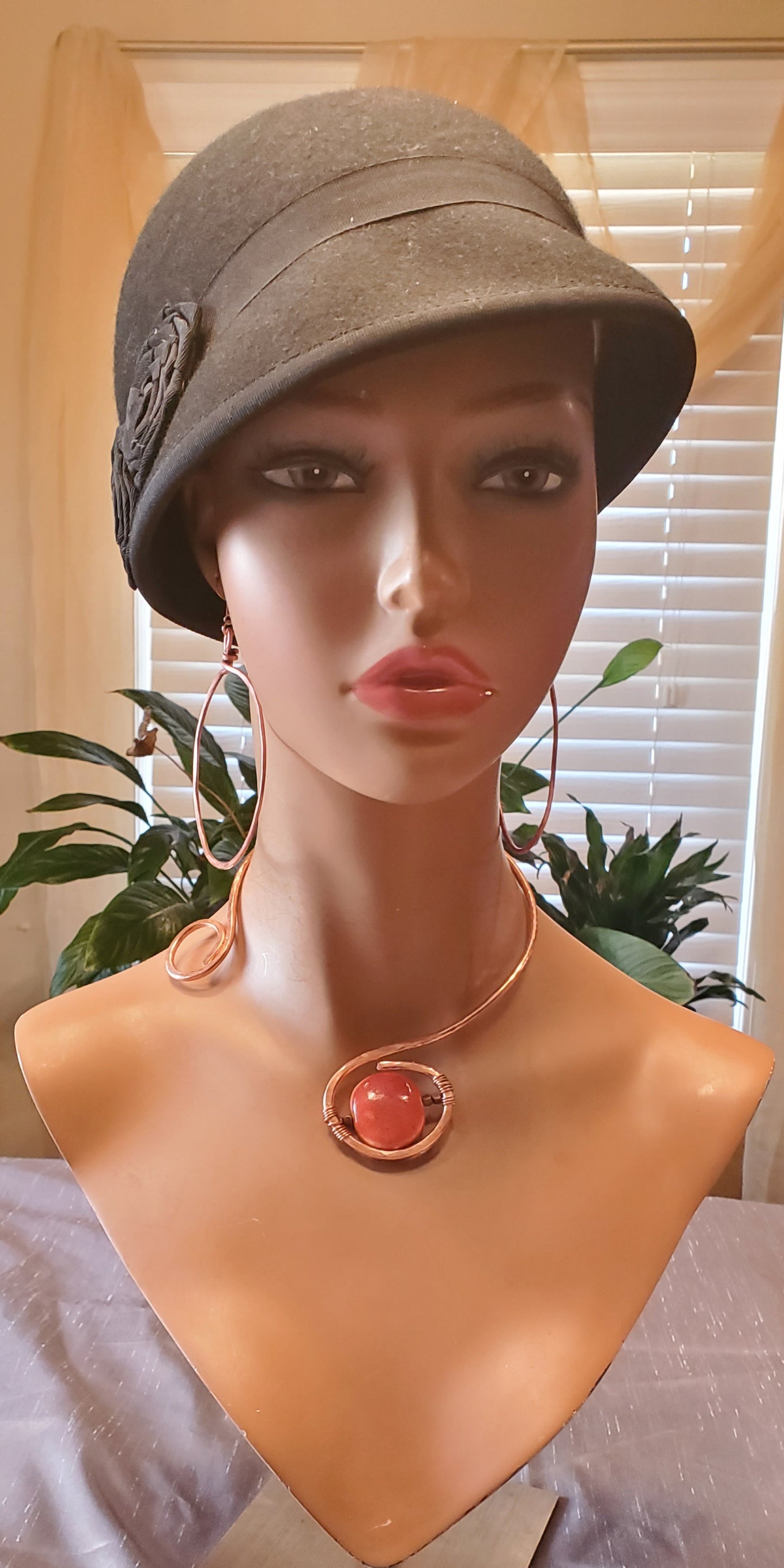 Bronze Solace Copper Neck Cuff Necklace