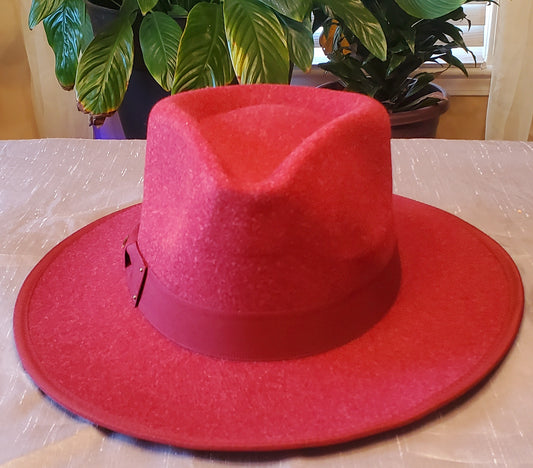 Red Felt Men's Safari, Brim 3"