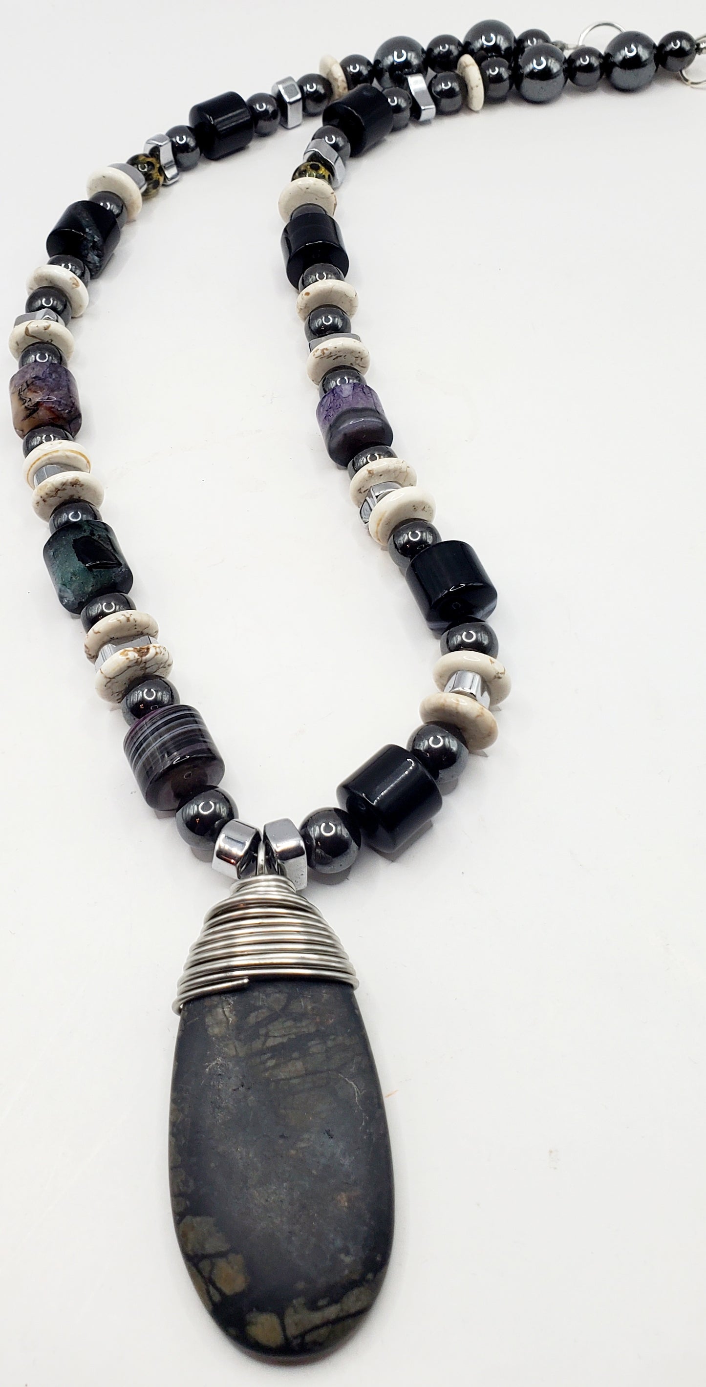 Black Stone Men's Necklace