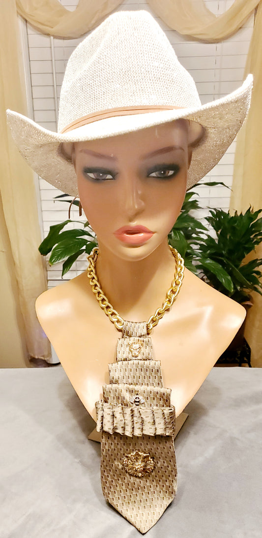 Golden Trends Necktie Necklace