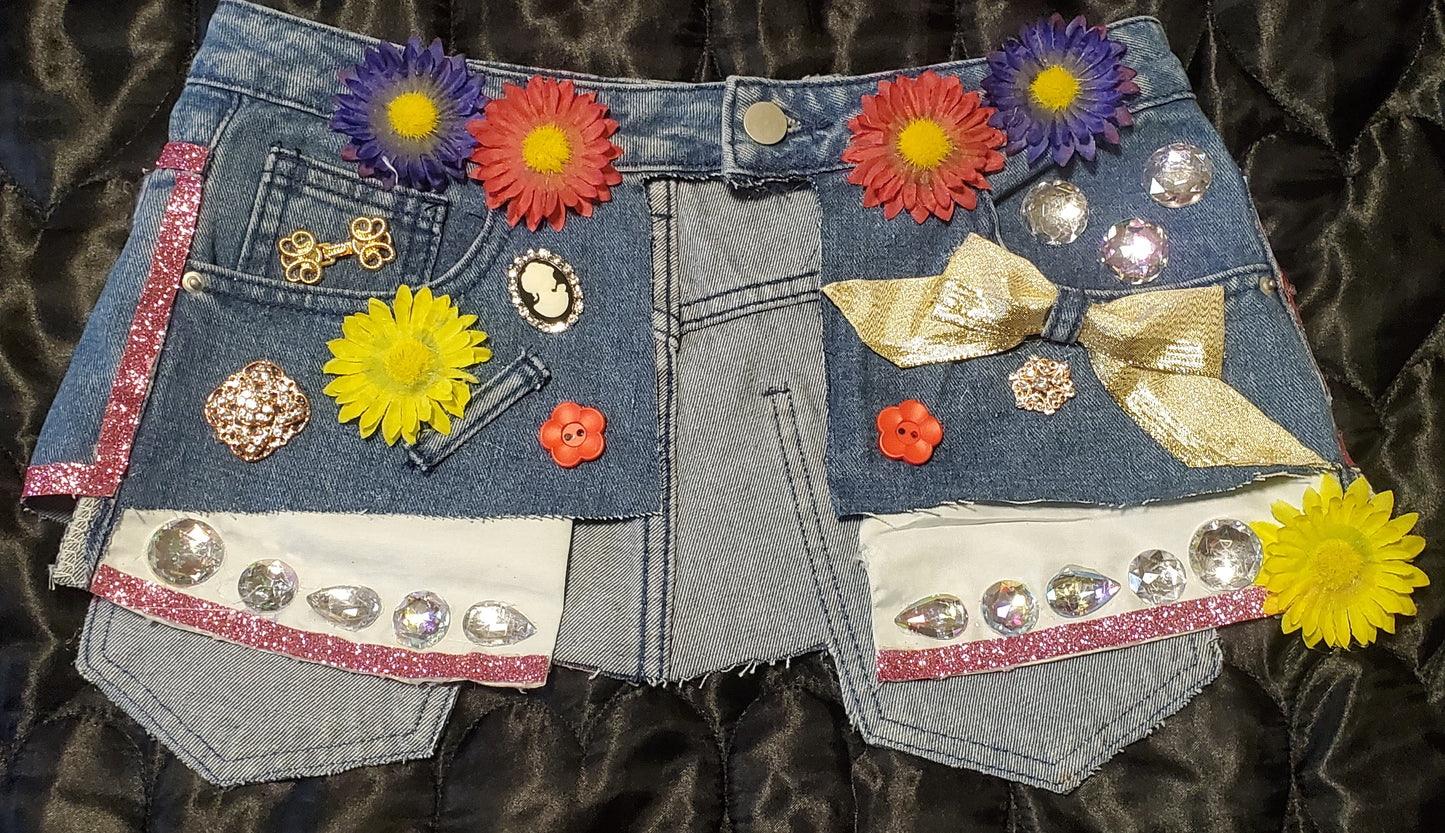 Denim Belt Collage