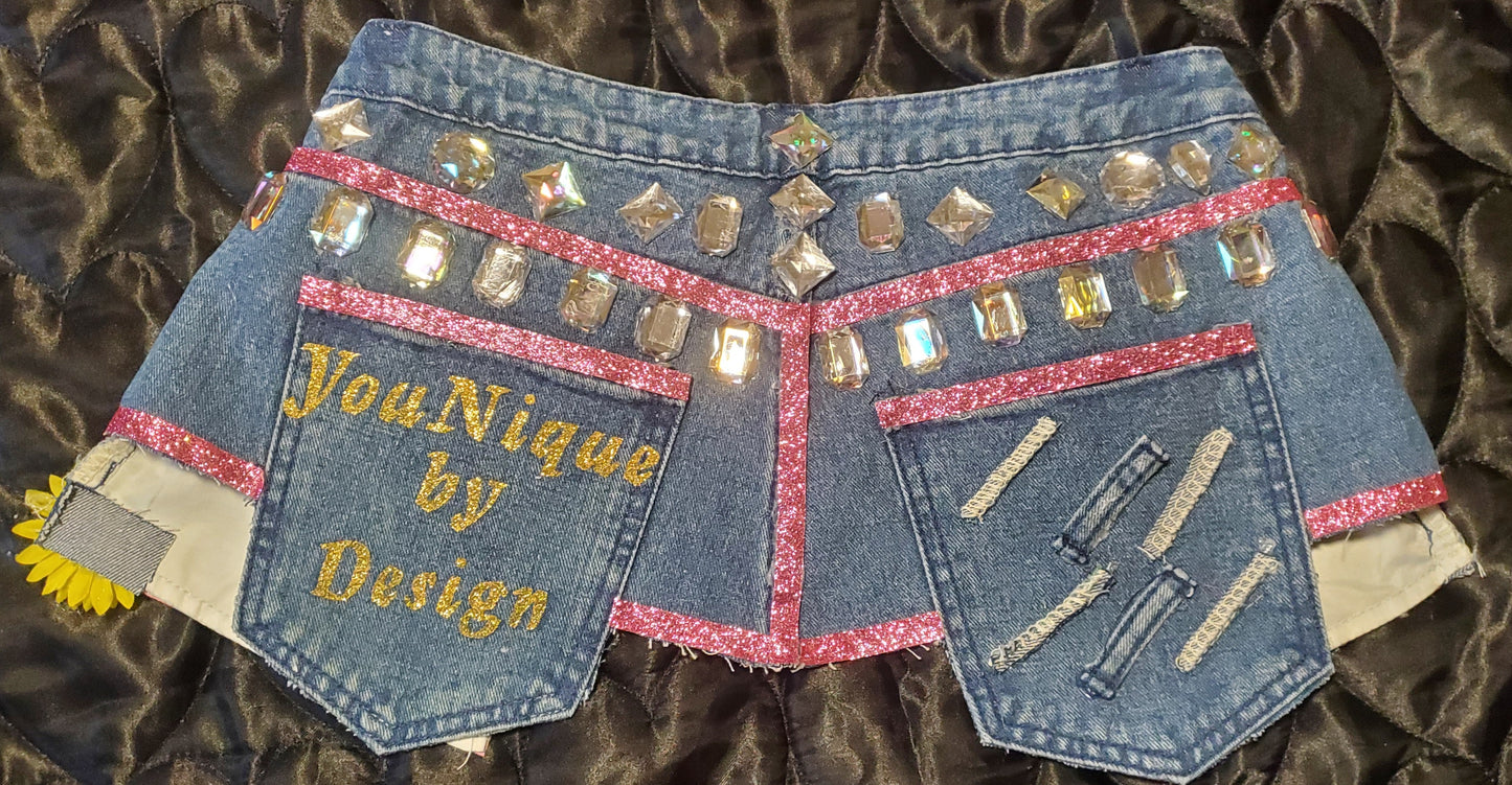 Denim Belt Collage