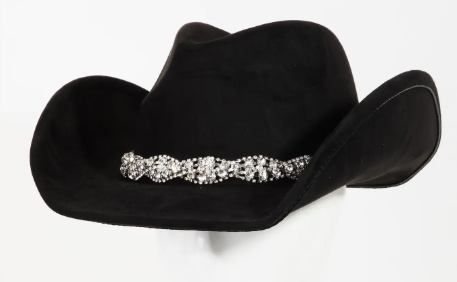 Rhinestone Chain Strap Western Cowboy Hat