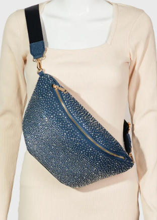 Rhinestone Studded Fanny Pack
